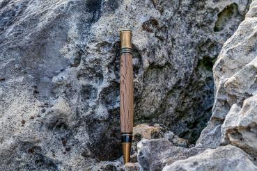 Drehkugelschreiber Earl Twist Messing Antik